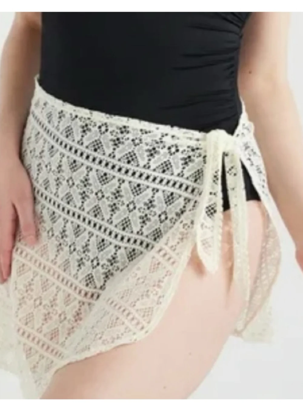 Time And Tru Crochet Look Cover Up Skirt Sz 1X 2X